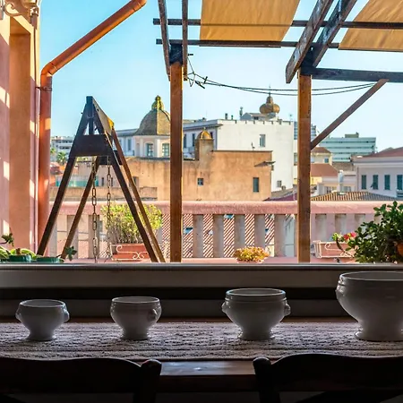 Attico In Centro Con Vista Della Torre - Cozy Penthouse Facing To The Tower Apartamento Oristano